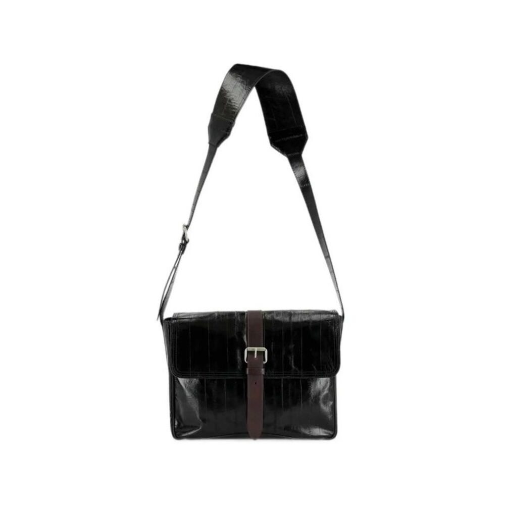 Dries Van Noten Men Leather Shoulder Bag